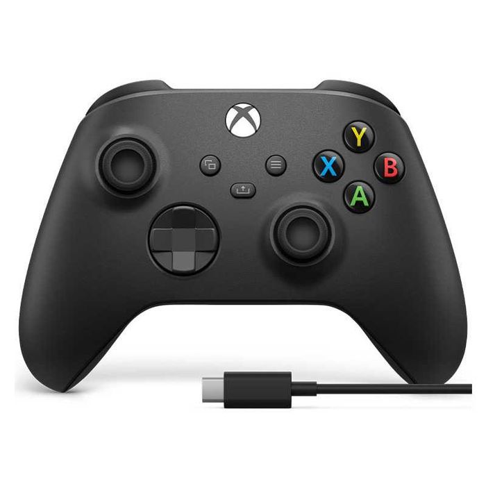 Controller/Maneta Microsoft Xbox Series X Wireless - Carbon Black + USB-C Cable, nou, sigilat, negru
