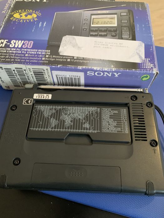 Sony ICF-SW30 FM Stereo/MW/SW1-10 PLL Synthesizer Receiver (BCL Radio)