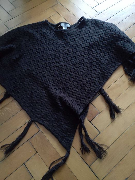 Дамско пончо - кафяво