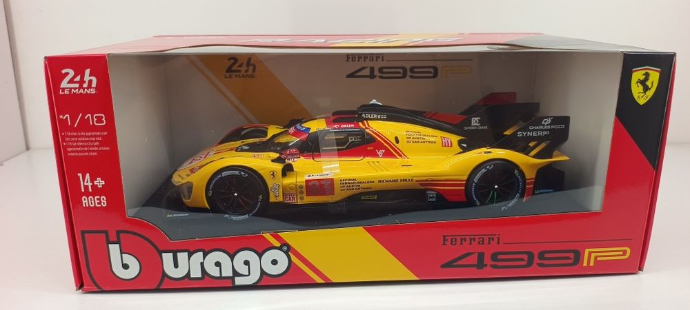 Macheta auto Ferrari 499P 1/18 Bburago