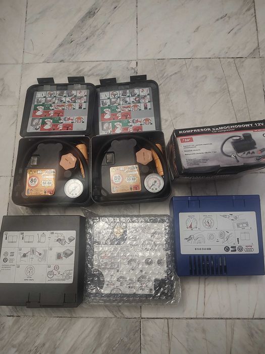 6 броя Компресори за въздух за автомобилни гуми