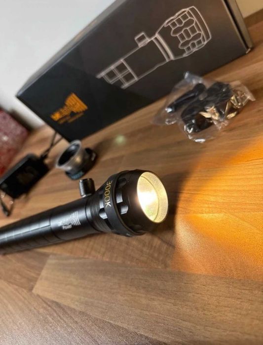 BitLighter Power Kit - Lanternă foto/video + 2 capete LED (3000K și 5000K)