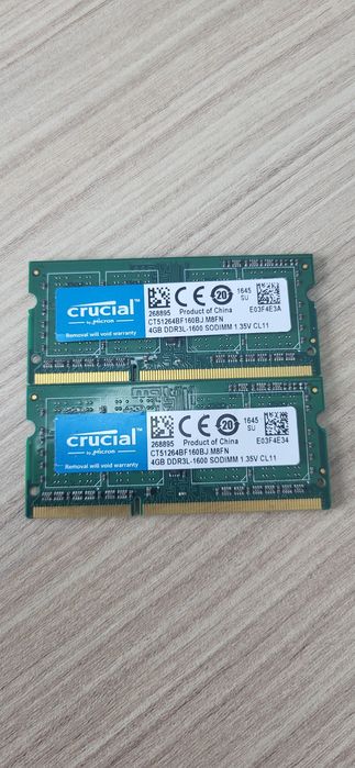 Оперативная память DDR3L 4Gb для ноутбука