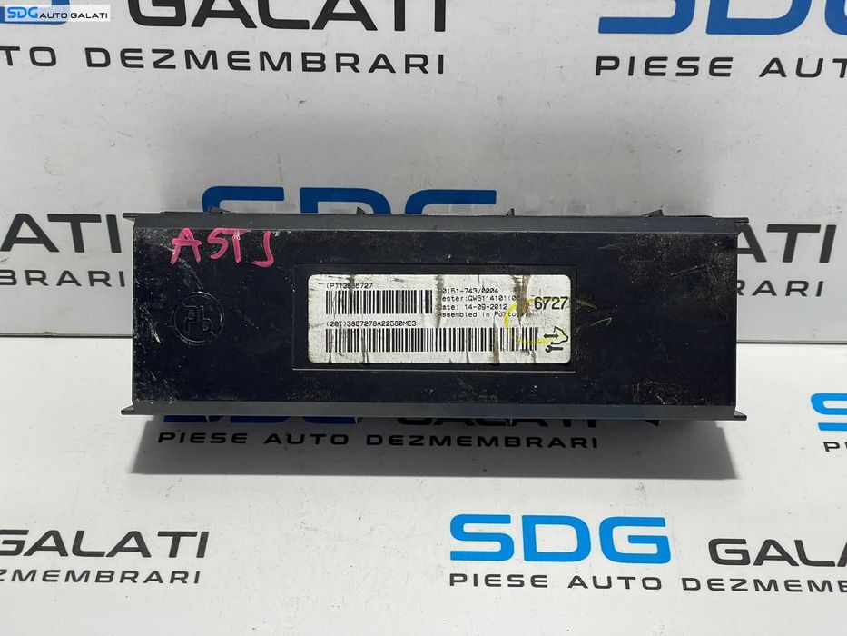 Unitate Modul Calculator AC Clima Climatronic Opel Astra J 2009 - 2015 Cod 13586727 [L3376]