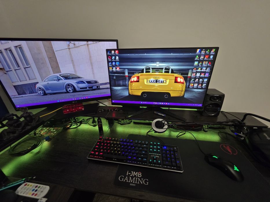 12гб Видеокарта 32гб рам ддр4 Геймърска конфигурация + Logitech g920