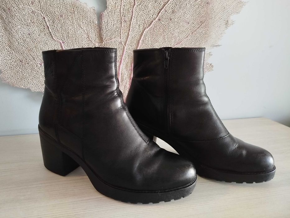 Черни боти VAGABOND – естествена кожа, №40