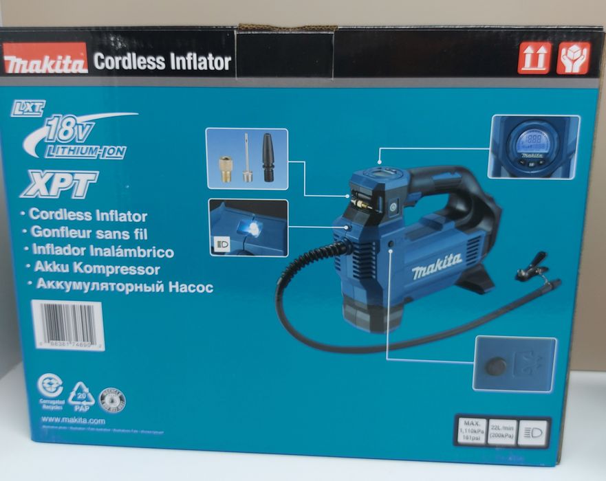 ПРОМОЦИЯ.Акумулаторен компресор Makita  DMP181