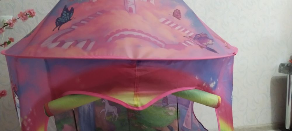 Палатка замок для девочек