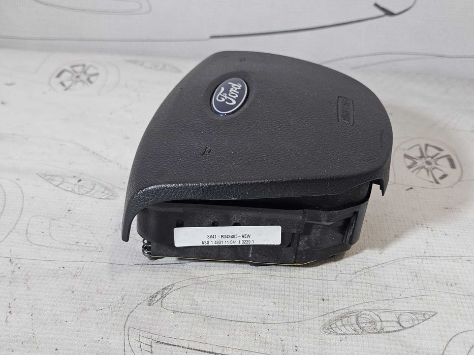 Airbag volan șofer Ford Kuga MK1 2008-2012 2011 2.0 TDCi Cod OEM: 8V41-R042B85-AEW, 8V41R042B85AEW (5E3)