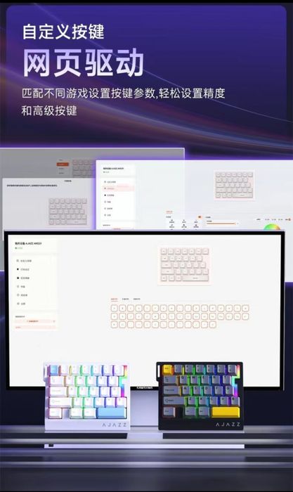 Механическая клавиатура Ajazz AK029

• Механические переключатели