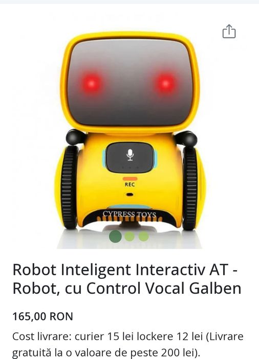 AT Robot comenzi vocale