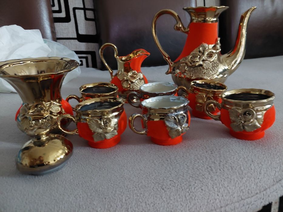 Set cesti de vinzare invelite in catifea