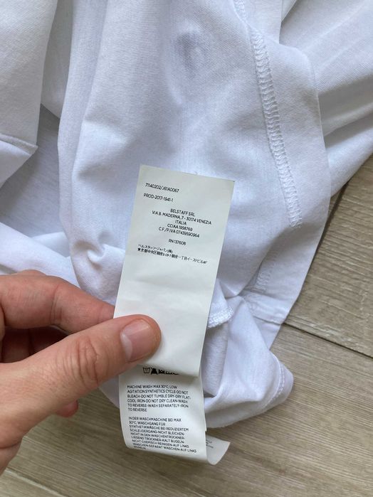 Belstaff мъжка бяла тениска размер M