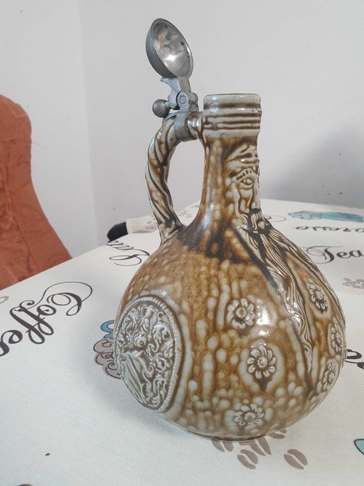 Ulcior Reinhold Merkelbach Bearded Man Jug Museum Replica #12 German