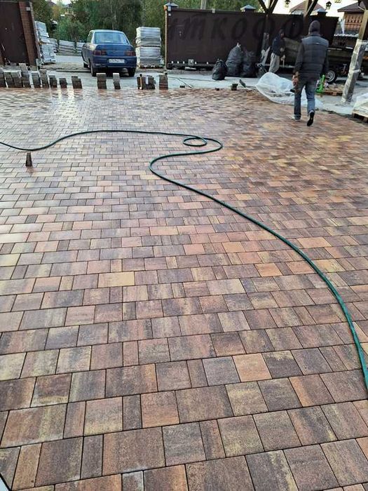 Укладка брусчатки