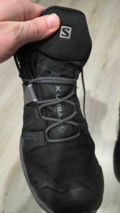 Мъжки туристически обувки Salomon Gore-tex Ultra 4 Mid Gtx - black