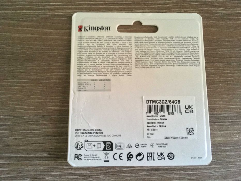 stick 64 gb memorie usb 3 Kingston Micro, nou, garantie 5 ani