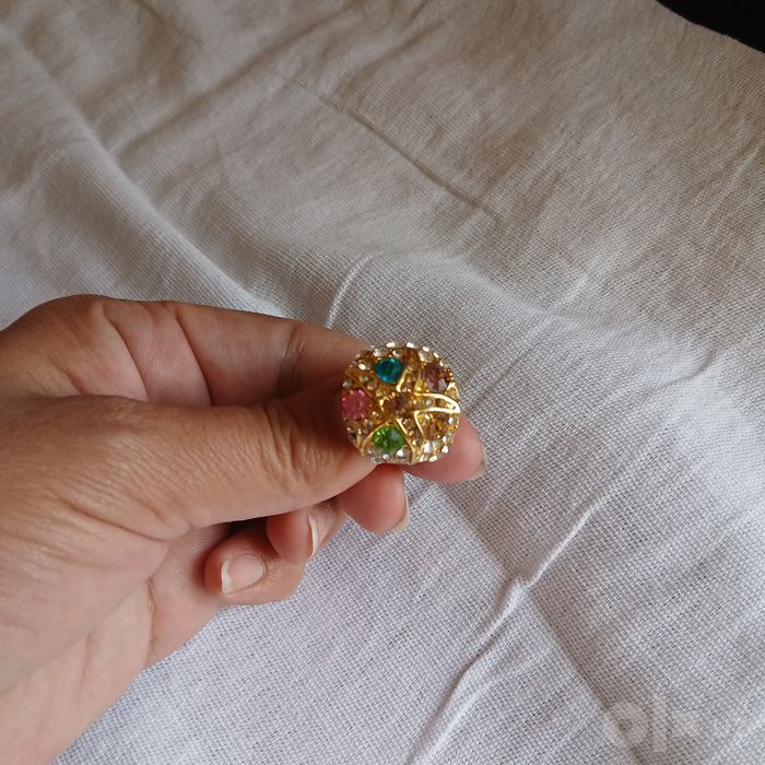 Серги, кольцо, брошка, цепочка