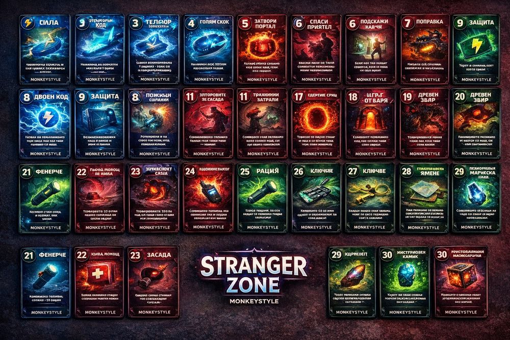 Семейна настолна игра STRANGER ZONE – 2–6 играчи