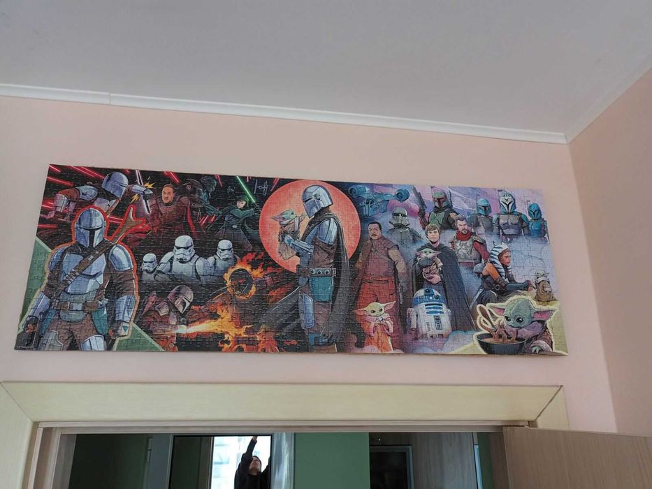 пъзел - готова картина Мандалорианецът и Странни неща