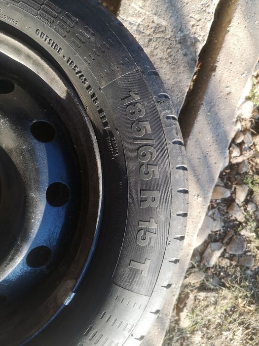 Jenți originale +anvelope continental 185/65 /R15