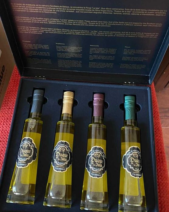 Set ulei de masline 4 sticle 0.2 l Spania