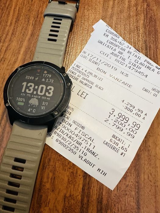 Garmin Fenix 6X Sapphire