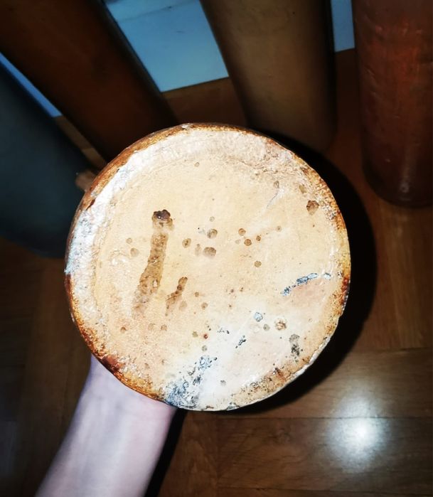 Бутилки Винтидж от гланцирана и не гланцирана керамика 4бр едноцветни