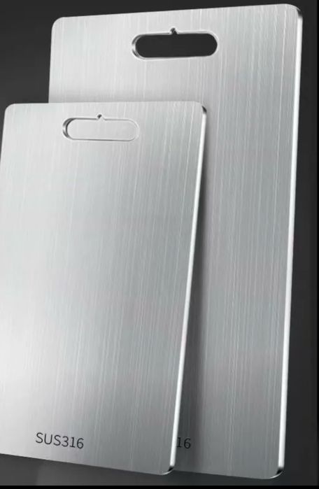 Доска для резки кухонная. Стальная