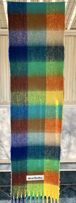 Модна къща Acne Studios дизайнерски шал лукс алпака мохер