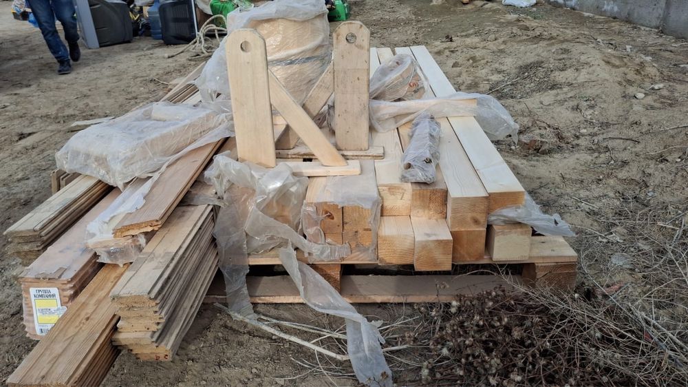 Продам набор из досок для парилки баня