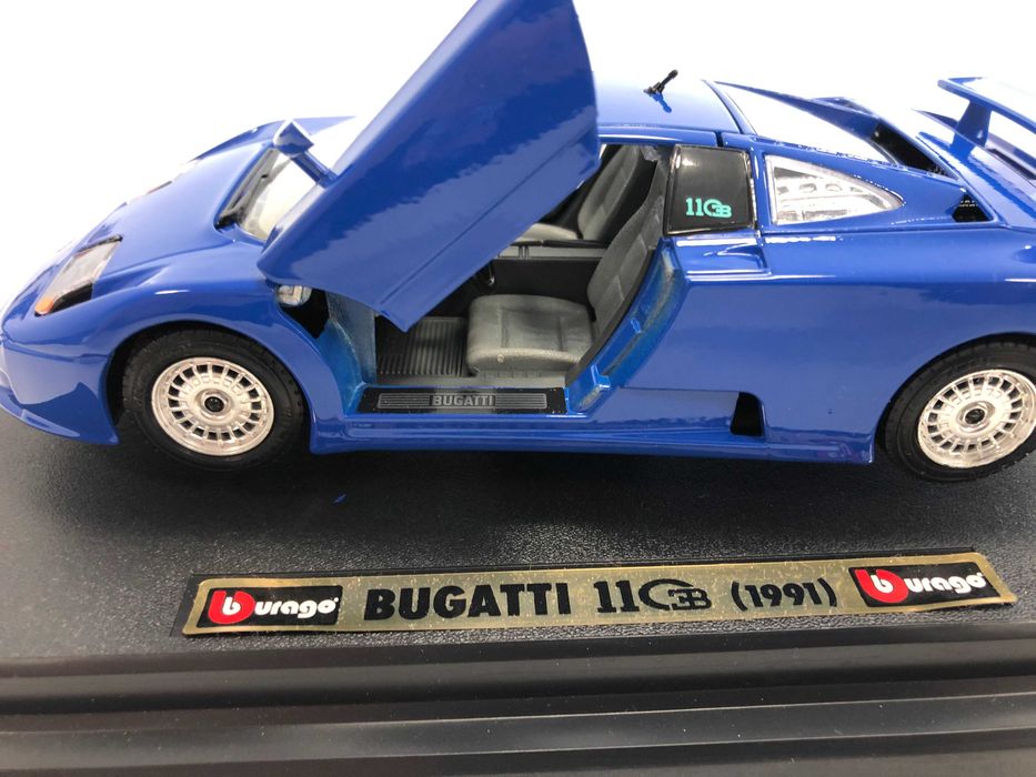 Метална колекционерска количка BUGGATI EB110 1991г. 1:24 мащаб