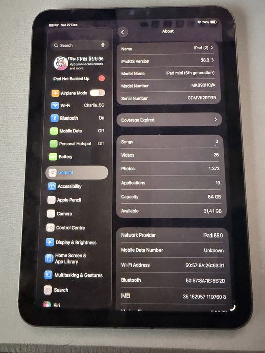 Ipad Mini 6 64Gb Cellular