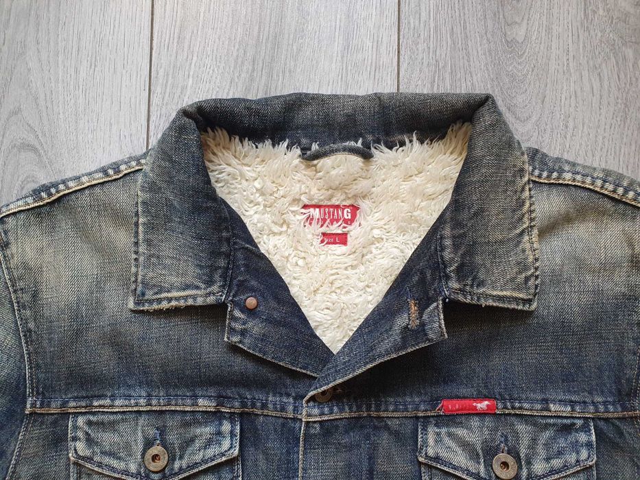 Geaca de blugi imblanita MUSTANG (Sherpa Trucker Jacket) - Marime L