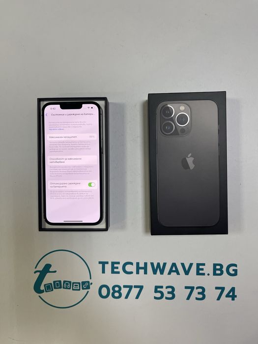 Apple iPhone 13 Pro 128GB Black Titanium 86%