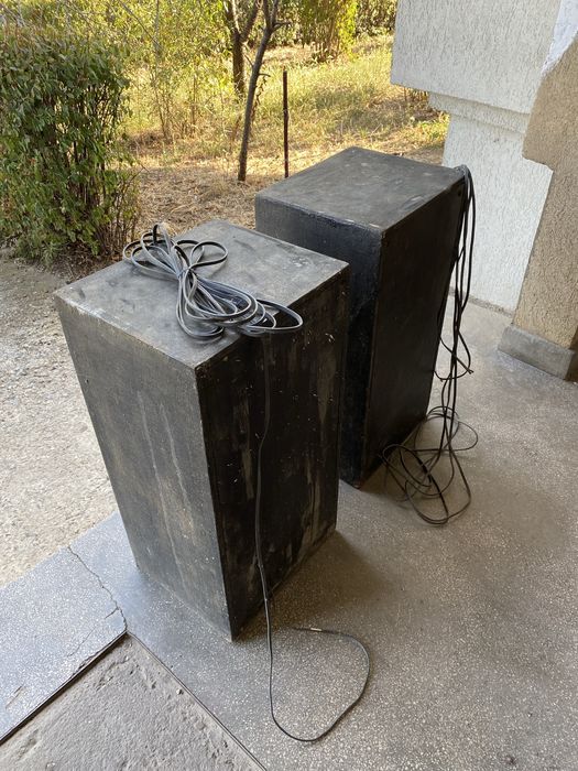 Incinte difuzoare/Boxe 35x88cm Lemn masiv 2 Buc Anii ‘80