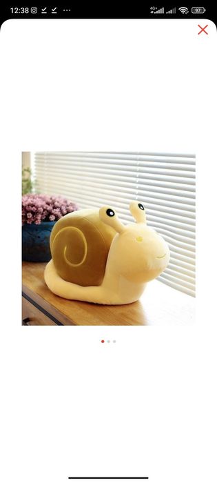 улитка.улу.мягкая игрушка