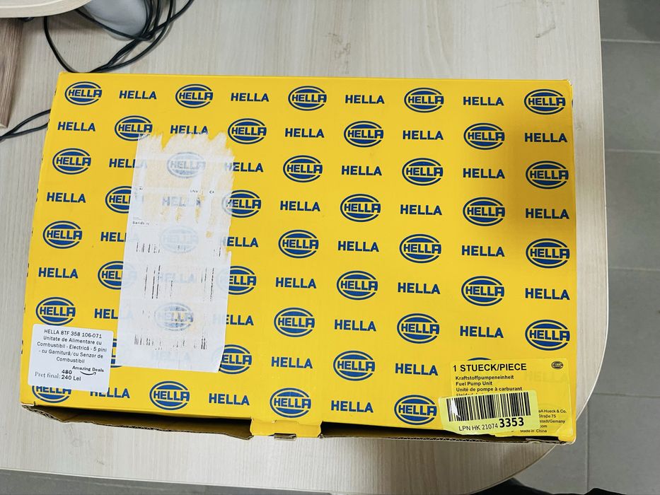 Unitate de Alimentare cu Combustibil - HELLA 8TF 358 106-071 , 5 Pini