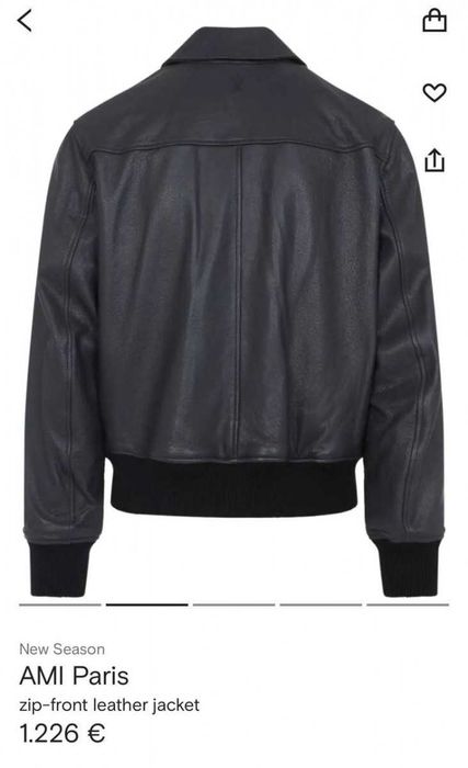 Мъжко кожено яке ami