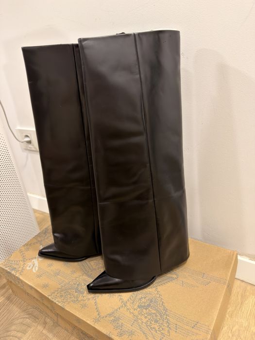 Cizme virale din piele naturala