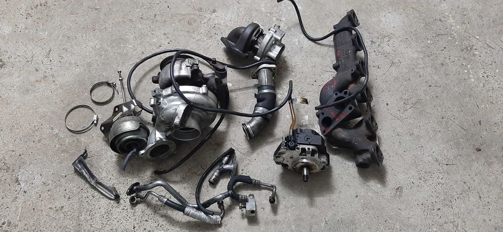 Kit complet motor m57 turbine pompa r70 galerie evacuare biturbo etc