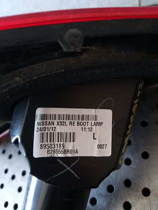 Stop tripla lampa stanga haion nissan qashqai j10 +2 89503189 b26555br01a