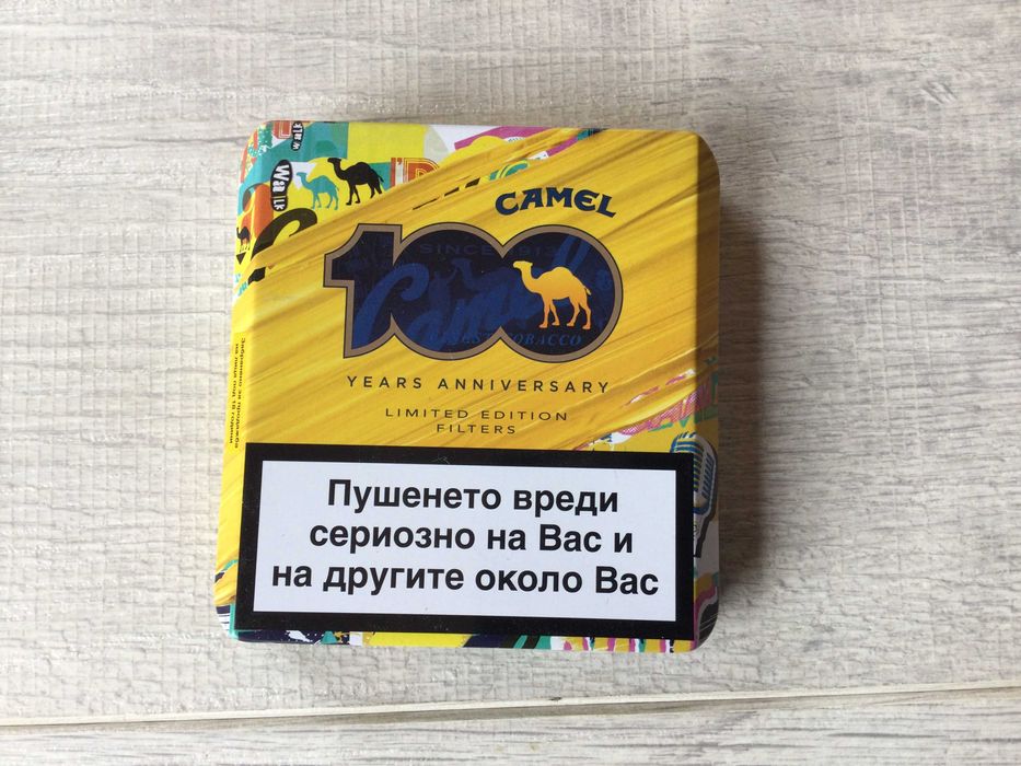 НОВА оригинална метална табакера за цигари CAMEL / Кемъл