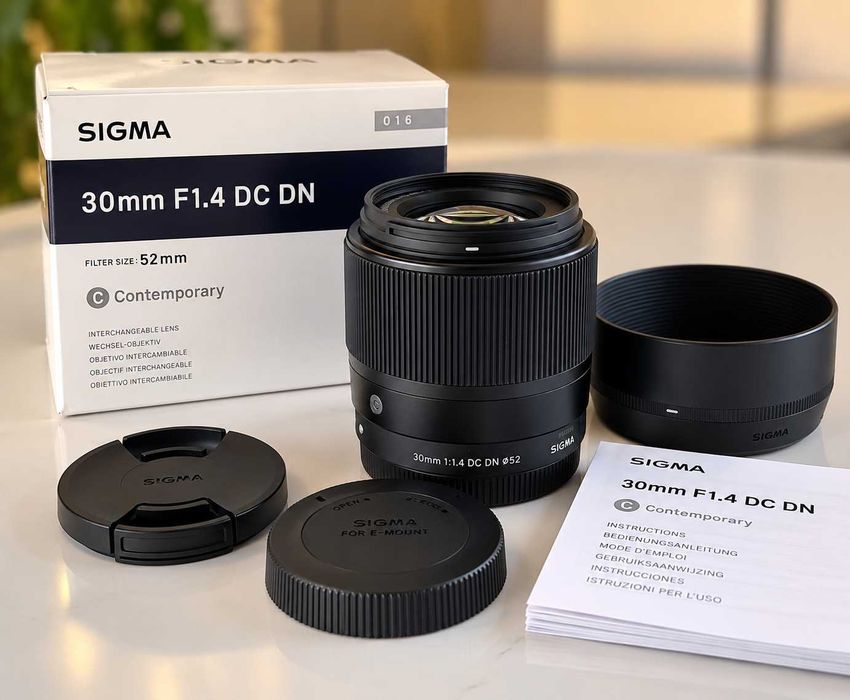 SIGMA 30mm, F1.4 DC DN Contemporary Sony E- Mount NOU