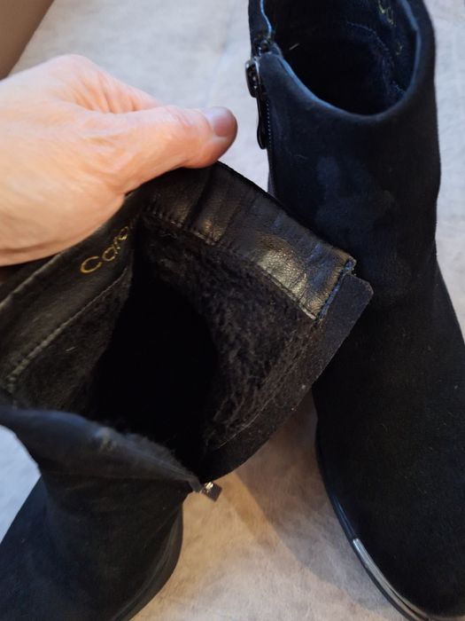 Нови черни боти с топъл хастар