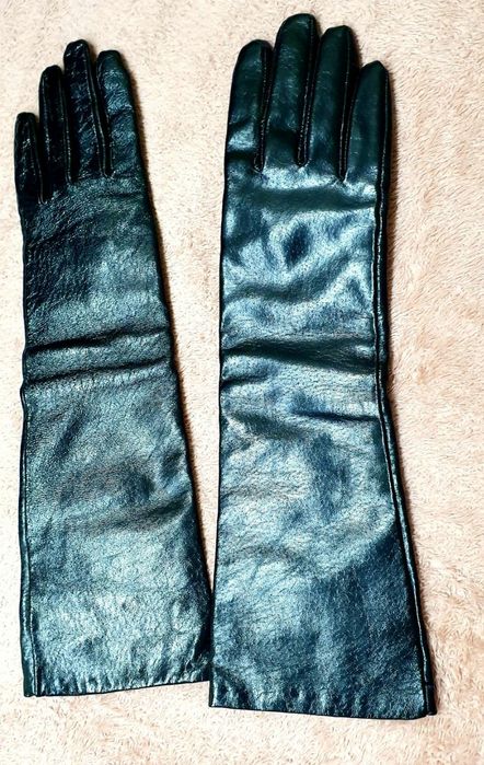 Кожаные перчатки 80сум