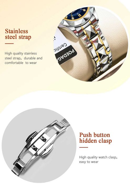 Луксозен дамски часовник - нов!