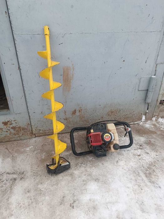 мотобур для льда и грунта