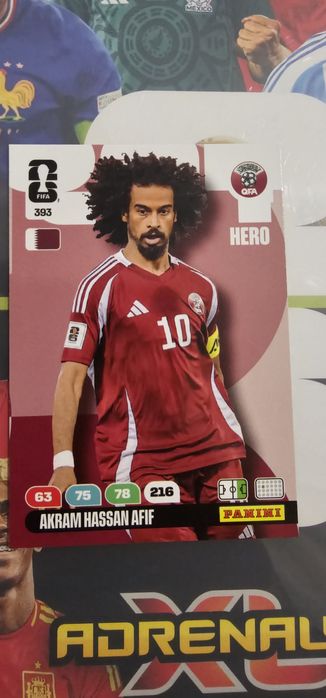 Панини карта Akram Hassan AFIF 393 HERO