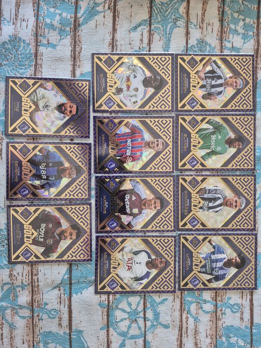 Topps Gold EPL 25/26 Base & Inserts Updated 17.04